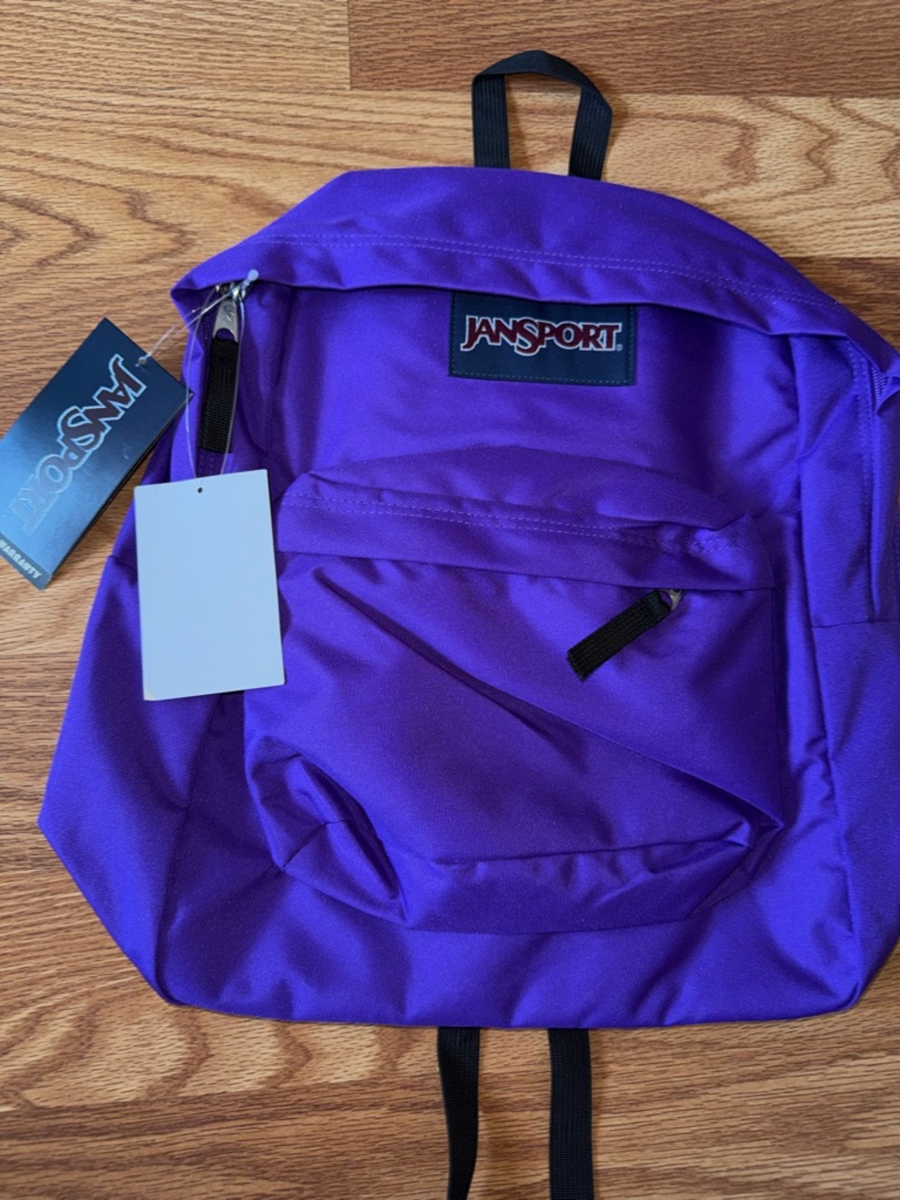 Jansport Purple Everyday Backpack with Front Pocket new
